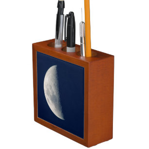 The Moon From Howick, Kwazulu-Natal Desk Organizer
