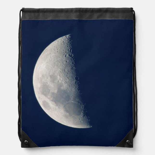 The Moon From Howick, Kwazulu-Natal Drawstring Bag (Front)