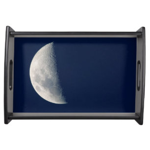 The Moon From Howick, Kwazulu-Natal Serving Tray