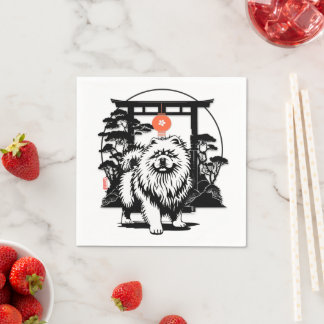 THE MOON GATE Chow Napkins