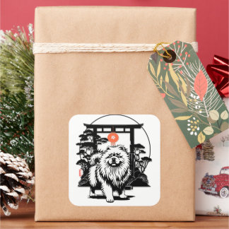 THE MOON GATE Chow Square Sticker