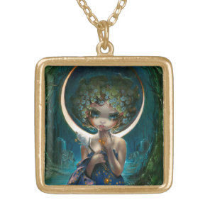 "The Moon" Gold Plated Necklace