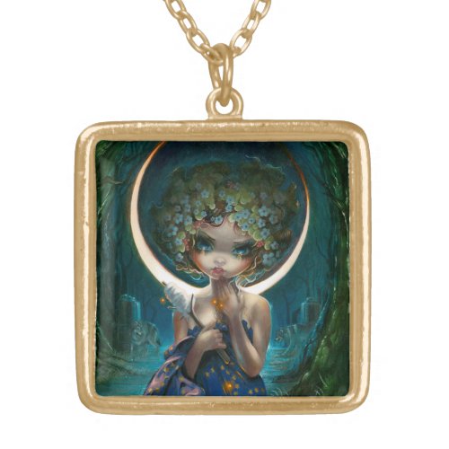 "The Moon" Gold Plated Necklace