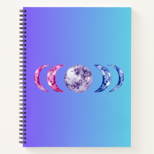 The Moon Has Phases Not Me Notebook