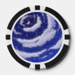 The Moon In The Night Sky Poker Chips at Zazzle