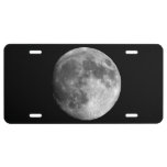 The Moon License Plate at Zazzle