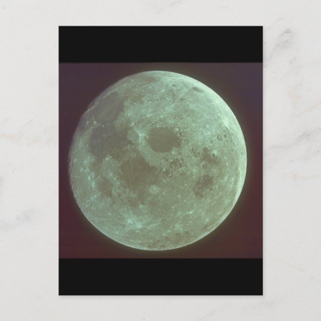 The Moon. (moon_Space Postcard (Front)