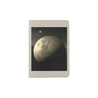 The Moon on Passport Holder
