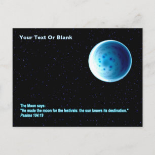 The Moon - Perek Shirah Postcard