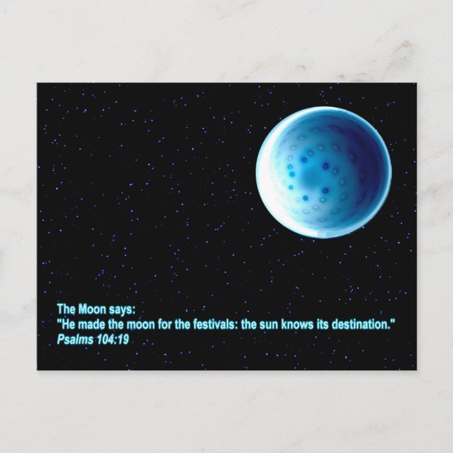 The Moon Postcard (Front)
