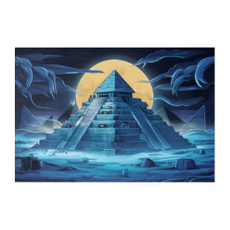 The Moon Pyramid Acrylic Print