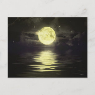 The Moon reflecting on the Water Postcard
