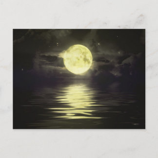 The Moon reflecting on the Water Postcard
