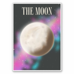 The Moon Sticker