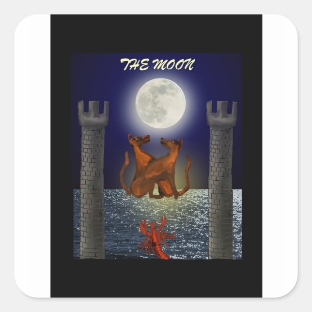 The Moon - Sticker (Front)