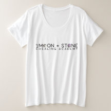 The Moon + Stone Healing Academy logo T-Shirt