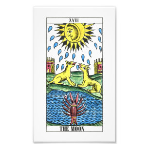 The Moon Tarot Card Photo Print