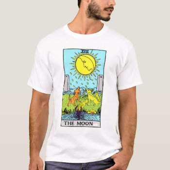 The Moon Tarot Card T-shirt by TheYankeeDingo at Zazzle