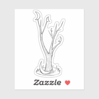 The Moon Tree Sticker