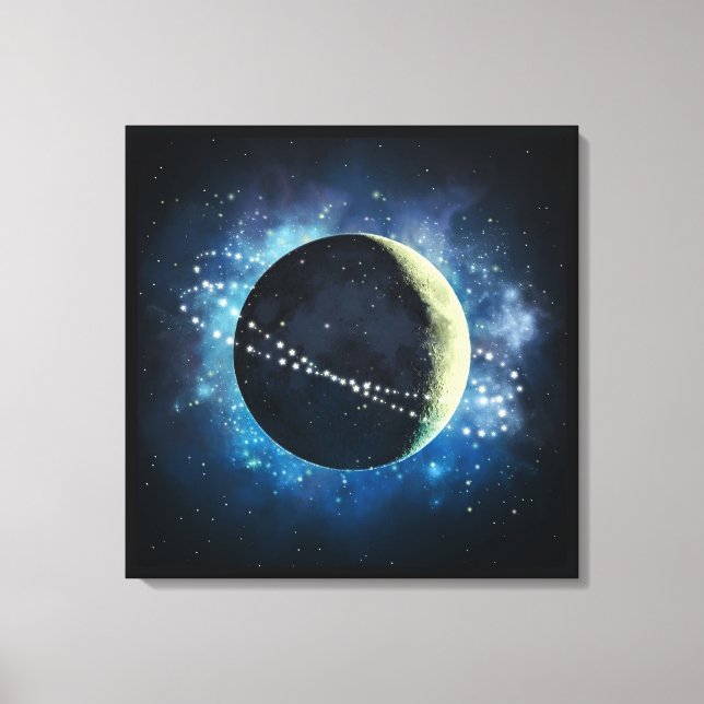 The Moon - Wrapped Canvas Print (Front)