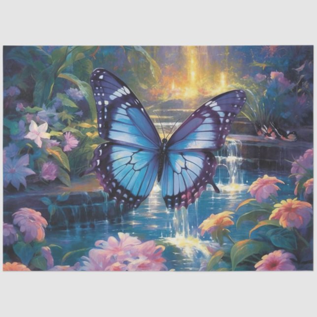 The Moonlight Butterfly Series Design 14 Tissue Paper (Front)