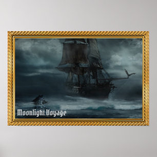 The Moonlight Voyage Poster