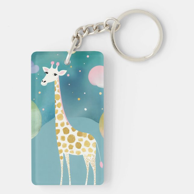 The Moonlit Long-Neck Keychain (Back)