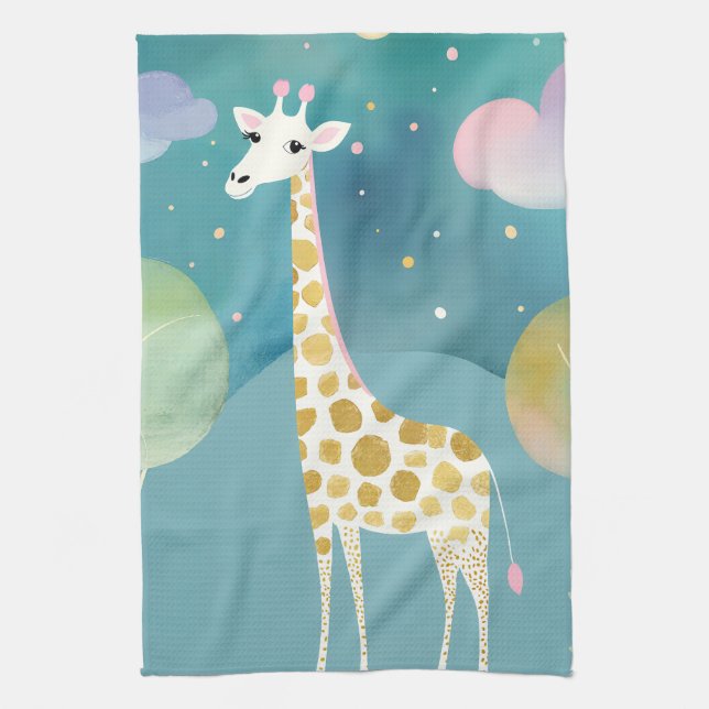 The Moonlit Long-Neck Kitchen Towel (Vertical)