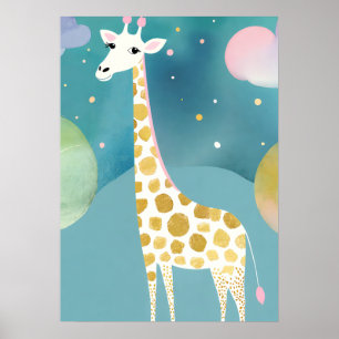 The Moonlit Long-Neck Poster