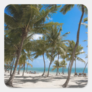 The Moorings Resort, Marathon, Key West, 2 Square Sticker
