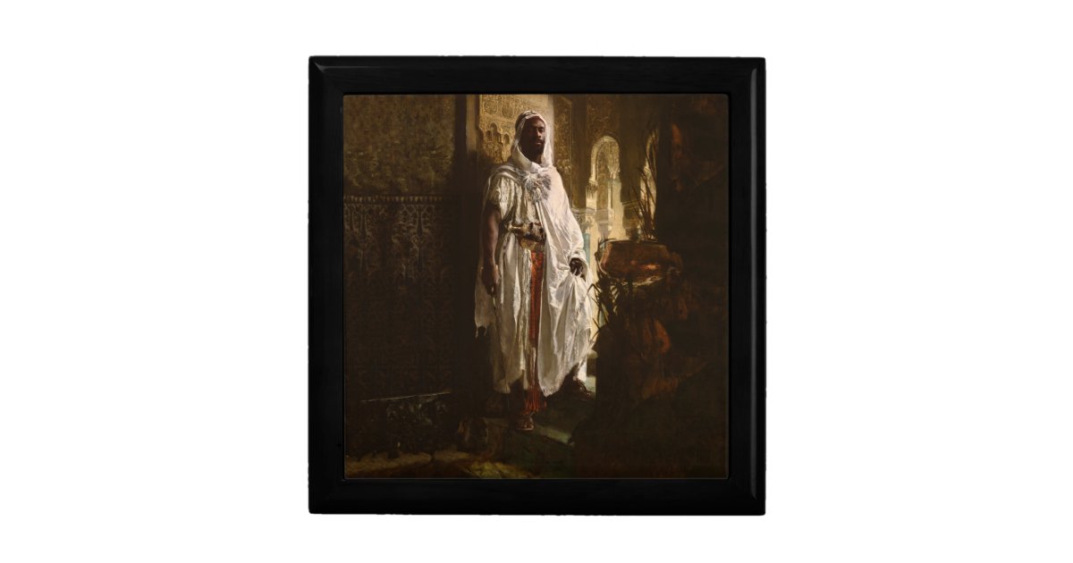 The Moorish Chief African Art Gift Box Zazzle Com