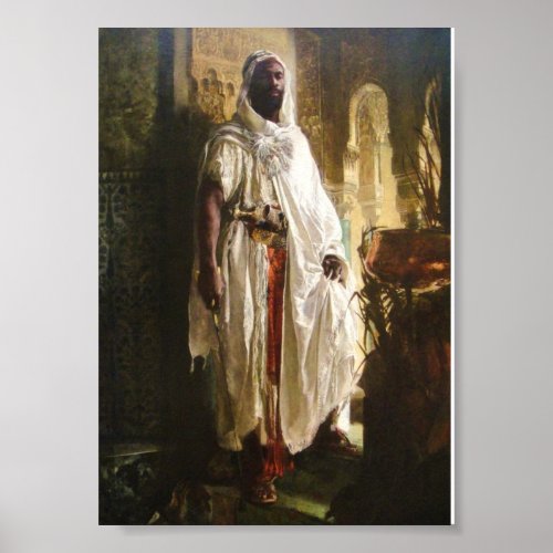 The Moorish Chief by Eduard Charlemont Poster