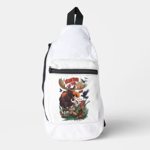 The Moose and the Hunting Hunter Sling Bag
