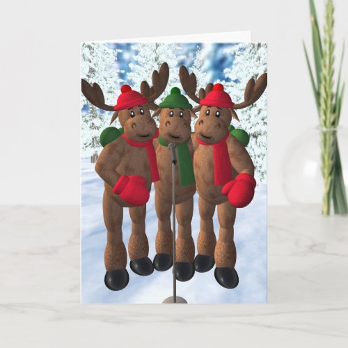 The Moose Brothers Christmas Carol Holiday Card