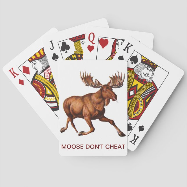 THE MOOSE IS LOOSE POKER CARDS (Back)