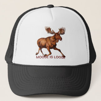THE MOOSE IS LOOSE TRUCKER HAT