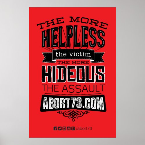 The More Helpless Poster Abort73com
