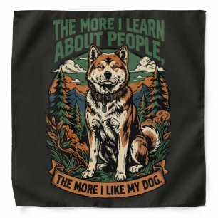 The more I like my dog Bandana