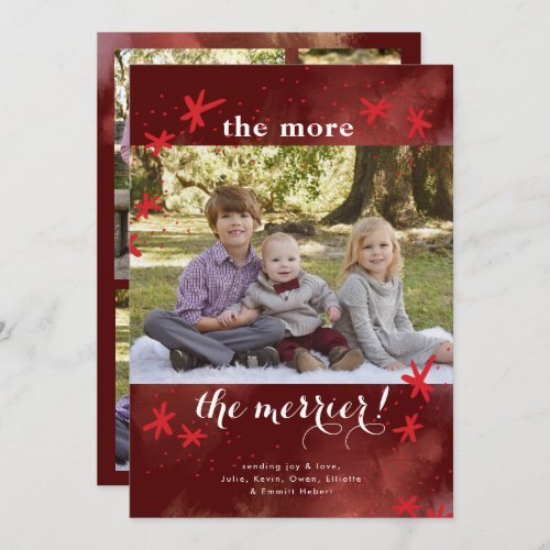 The More The Merrier Christmas Card
