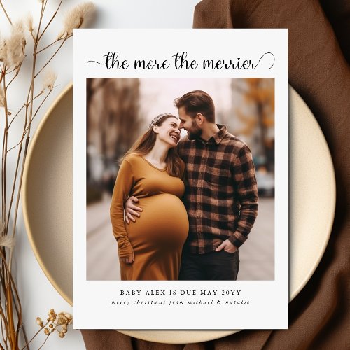 The More the Merrier Christmas Pregnancy Announcement