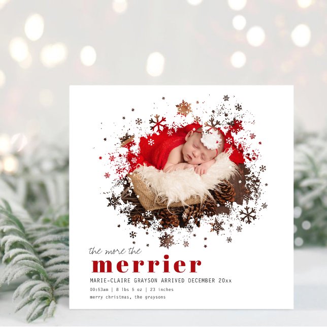 The More The Merrier Holidays Baby Announcement (Creator Uploaded)