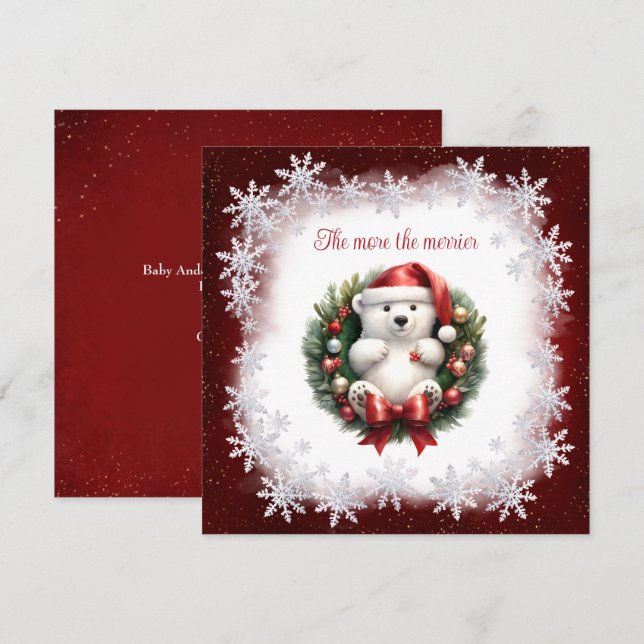 The More The Merrier Pregnancy Announcement (Front/Back)