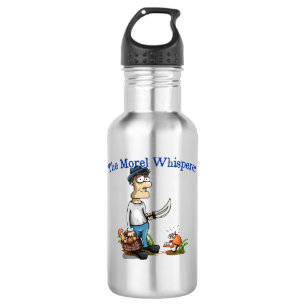 The Morel Whisperer Stainless Steel Water Bottle
