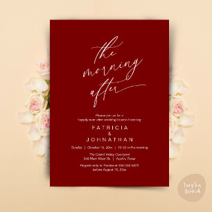 The Morning After, Happily Ever After Brunch Invitation
