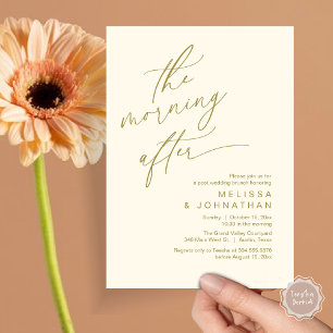 The Morning After, Happily Ever After Brunch Invitation