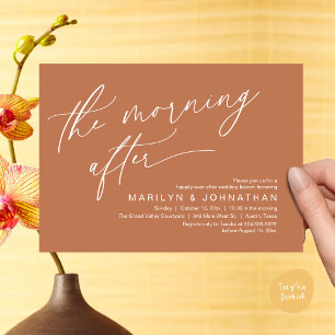 The Morning After, Happily Ever After Brunch Invitation
