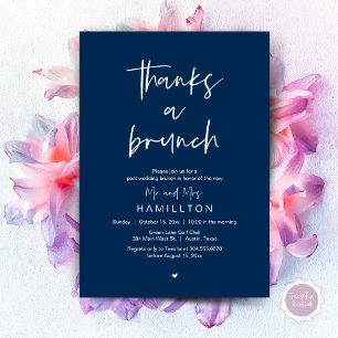 The Morning After, Post Wedding Brunch Invitation