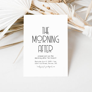 The Morning After Wedding Brunch Invitation