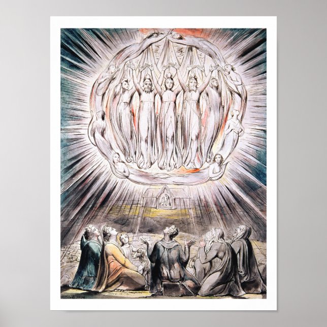 The Morning of Christ's Nativity - William Blake Poster (Front)