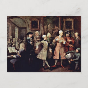 The Morning Reception " By Hogarth William Postcard